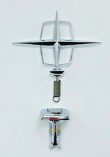 1967 Lincoln New Hood Ornament With Base Spring New