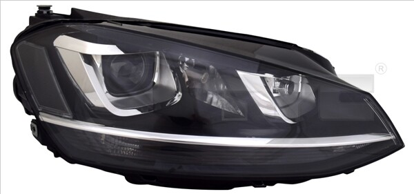 Left TYC 20-14224-06-2 Headlight for VW