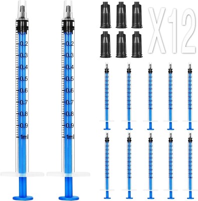 1ml Syringe Without Needle - 1 ml Small Plastic Syringes Sterile Individually