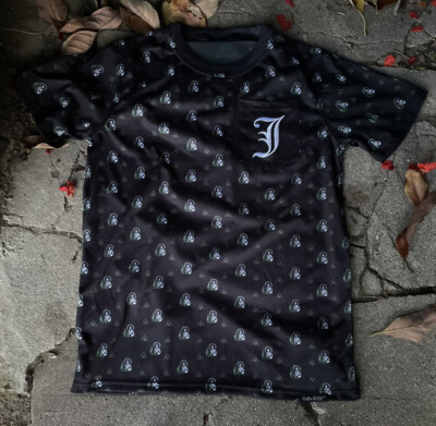 #ad SAN JUDAS T SHIRT BLACK SAN JUDITAS ART amp; PYRAMIDS WITH EMBROIDERIES TADEO $39.99