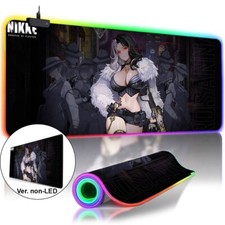 Anime NIKKE:Goddess of Victory-Rosanna Large LED RGB Mouse Pad Keyboard Desk Mat