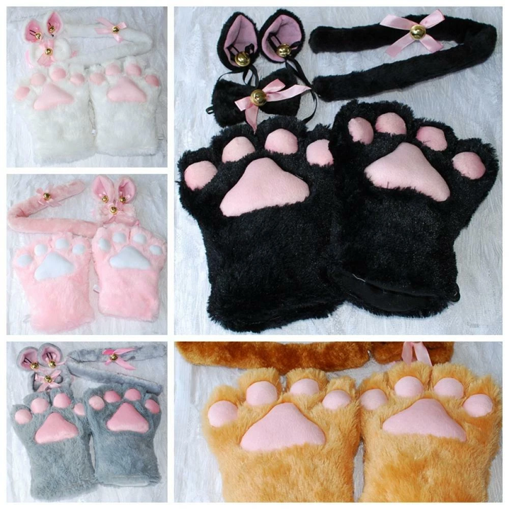 cat paw costume gloves
