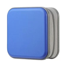 48 Disc CD Case Holder DVD Storage Bag Wallet Portable VCD Organizer Blue