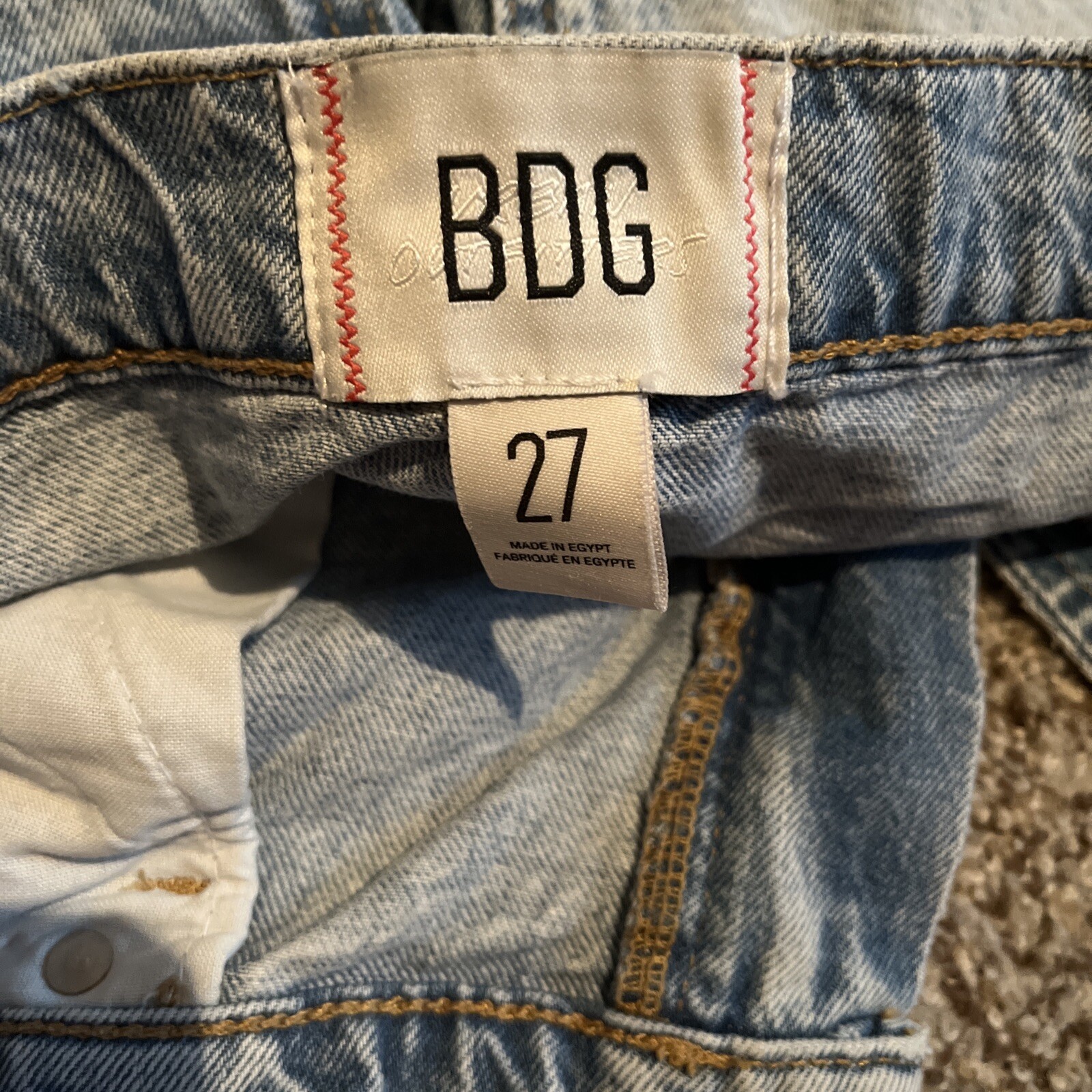 BDG Women's Size 28 Summer Cutoff Denim Distressed Frayed Jean Shorts - View 2