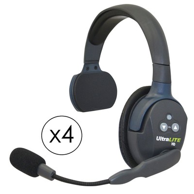 Eartec UL4S UltraLITE 4-Person Single-Ear Headset System