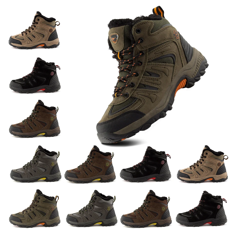 Neu Herren Damen Outdoor Boots Wanderschuhe Gefüttert Trekking 2150 Schuhe 36-49 - Bild 1 von 1