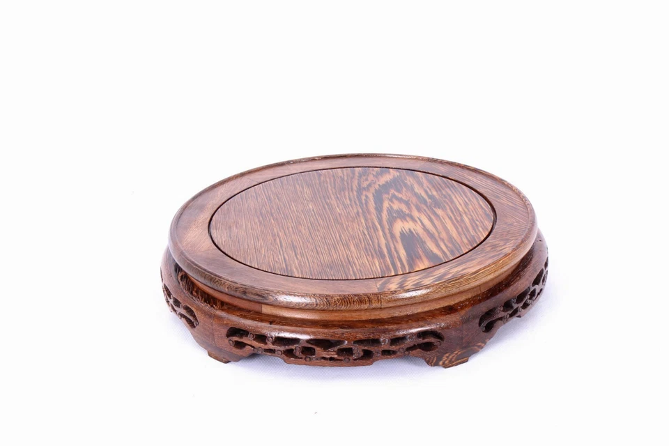 Big display stand circular pedestal Ji-chi wood china round base teapot statue10 - Изображение 4 из 4