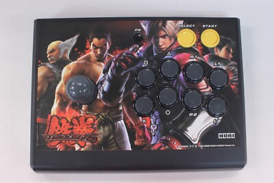 Tekken 6 Wireless Fighting Stick for Sony PlayStation 3 PS3 *NO DONGLE* Untested
