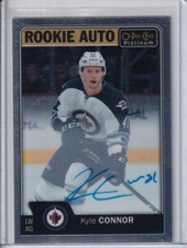 2016-17 O-Pee-Chee Platinum Rookie Autographs Kyle Connor RC - Winnipeg Jets (A)