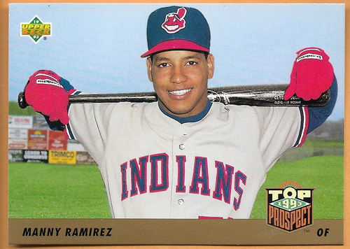 manny ramirez rookie card upper deck