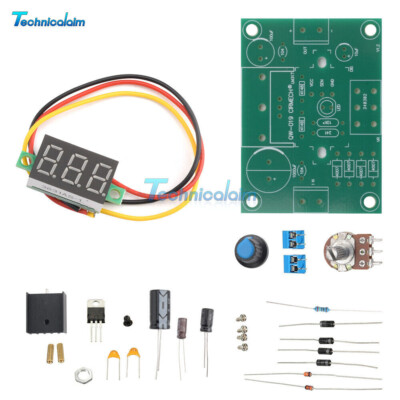 LM317 Digital Display Adjustable Regulated Power Supply Board Module DIY Kits