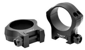 Warne Mountain Tech Scope Rings 34mm Tube High Height Matte Black  7222M