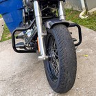 MOFUN Black Engine Guard Highway Crash Bar For Harley 2000 2017 Softail FL Model