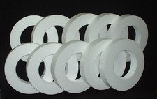 10 pc. EPS Polystyrene WREATHS 10"X2" White Craft styro-foam Floral Wedding Ring