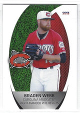 2018 Carolina Mudcats (Single-A Milwaukee Brewers) Braden Webb