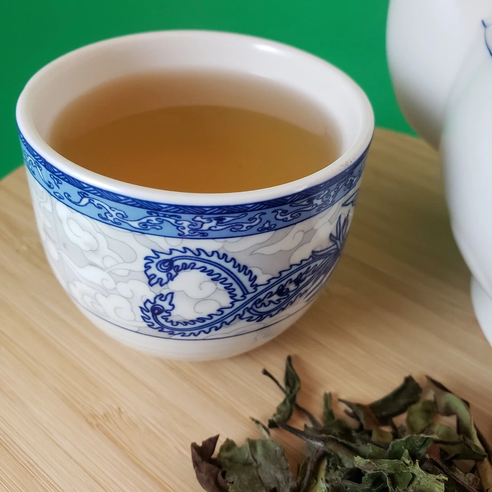 Té blanco F.G. Bai Mu Dan - a granel - 1 lb - orgánico certificado - calidad superior Foto 3 de 4