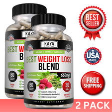  2 Pack Best Weight Loss Blend Appetite Control Boost Metabolism Green Tea
