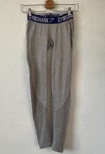 Gymshark  Dry  Women XS Athletic Compression Ankle Track Pants Logo Waistband