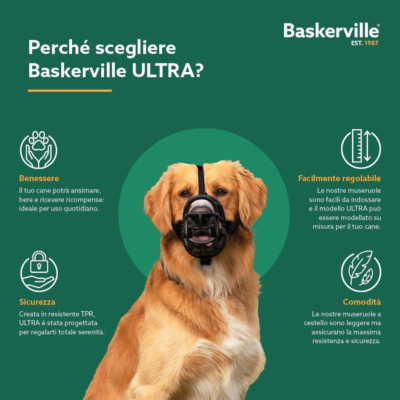 Museruola Baskerville Ultra Per Cani - Etica, Regolabile E Comoda - Foto 13