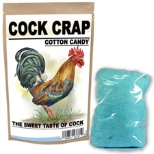 Cock Crap Premium Cotton Candy, The Sweet Taste of Cock, Funny Gag Gift, Joke