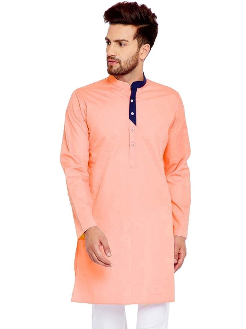 orange pathani kurta