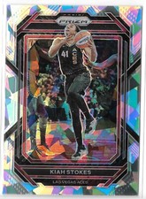 2023 Prizm WNBA Cracked Ice #34 Kiah Stokes Las Vegas Aces UConn Huskies