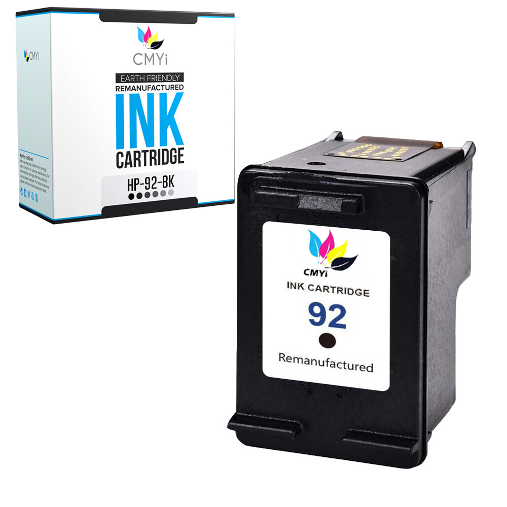 Replacement Ink Cartridges HP 92 Black for 92 Cartridge C9362WN Deskjet Printer