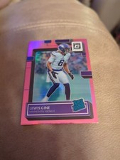 Lewis Cine 2022 Donruss Optic Rated Rookie Pink Prizm #258 Vikings