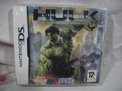NINTENDO DS CARTRIDGE 2008 THE INCREDIBLE HULK MARVEL SEALED W/BOX