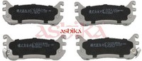 Ashika 51-03-391 Bremsbelagsatz FüR Scheibenbremse Bremsbelagsatz FüR Mazda