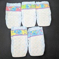 Diapers Vintage 2007 Luvs Size 3 Blues Clues Set Of 5 Diaper 5 Diff Colors New