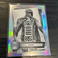 2025 Chrome WWE #78 Axiom Sepia Refractor