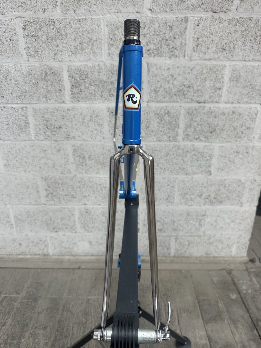 Vintage Rossin Record Frame Frameset 56 x 56cm BLUE MET & CHROME