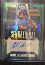 2025 Prizm - Sensational Signatures, Michael Carico #SS-MC Green Prizm (AU, RC)