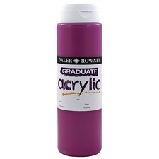 Image of Daler Rowney 123500433 Graduate Acrylic Paint 500ml Purple