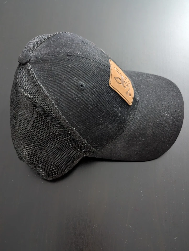 Psycho Bunny Mesh Trucker Hat Snapback Black OSFM - Image 3 of 4