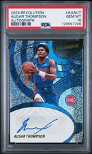 2024 Panini Revolution Autograph #AU-AUT Ausar Thompson Auto PSA 10 GEM Pistons