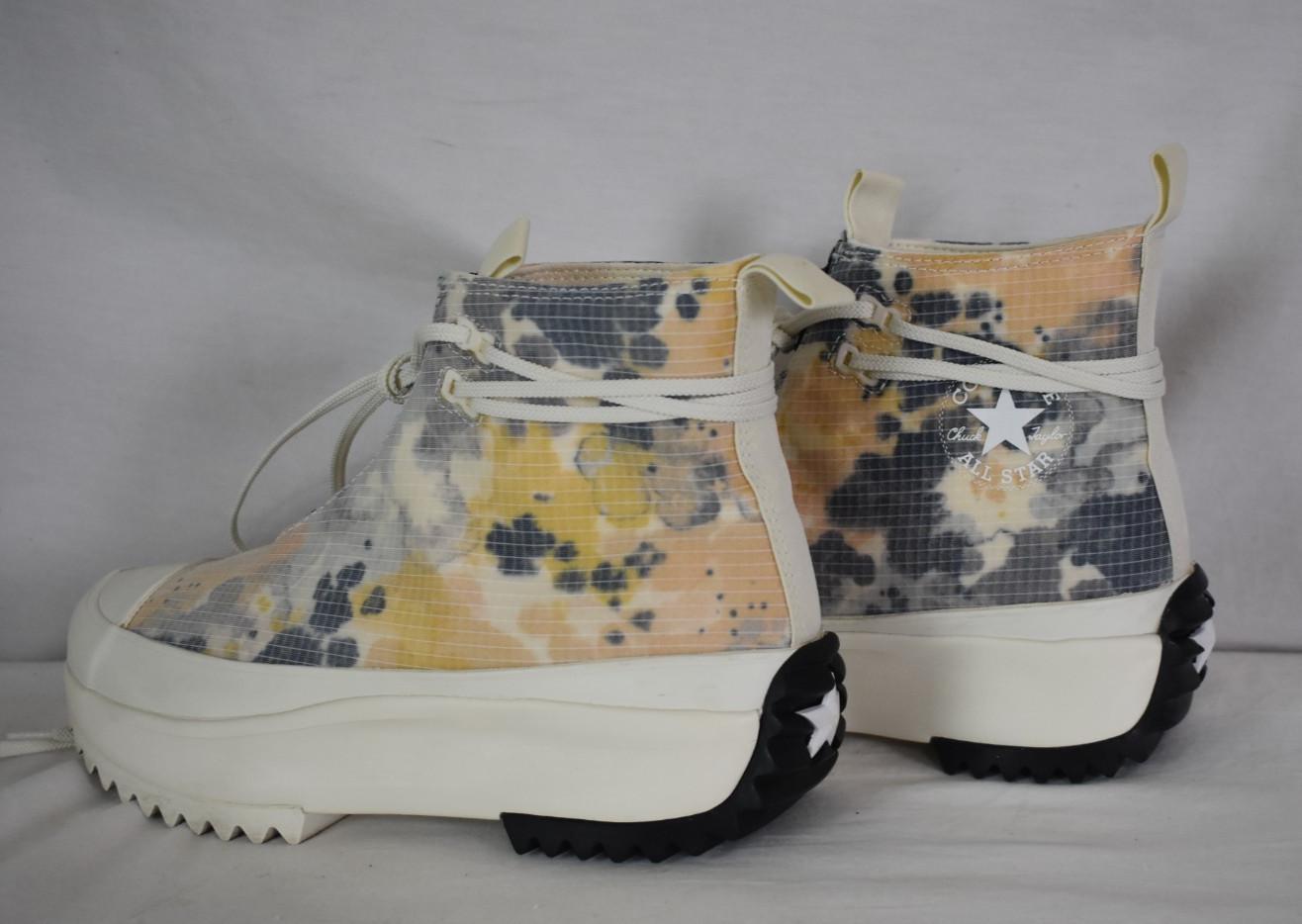 Converse Run Star Hike High Washed Florals Platform Size 9.5 womens