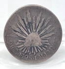 1895 Mexican Silver Cap Rays 1 Real Lot. H67