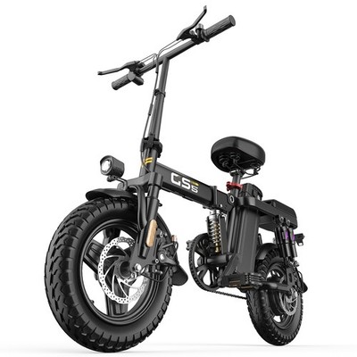 48v electric bicycle GS5 14-inch electric folding bike, equipped with 48V battery、500W motor