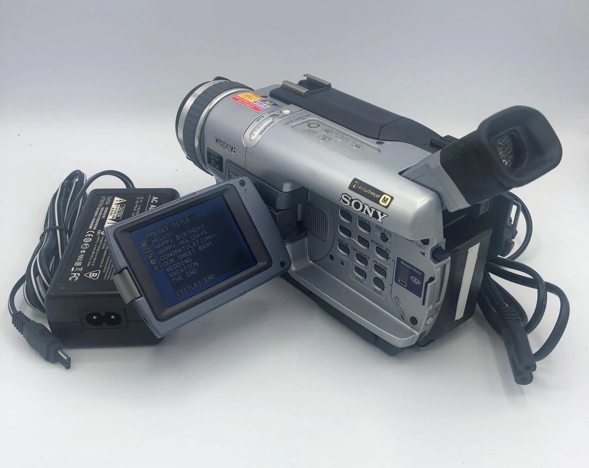 Sony Handycam Digital 8 Camcorders 500x Digital Zoom for sale | eBay