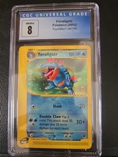 2002 Pokemon Expedition Feraligatr #46 CGC 8 Nm-MINT Clean Wizards of the Coast
