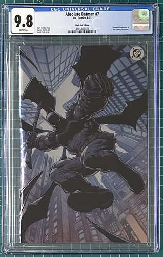 Absolute Batman #7 CGC 9.8 Graded Finch C2E2 2025 FOIL Edition LTD 1000
