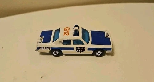 Vintage 1979 Matchbox Superfast Plymouth Gran Fury Police Car G12