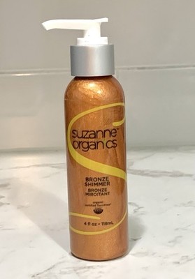 SUZANNE Organics Bronze Shimmer-4 oz, 118 ml With Pump NWOB (#m1)