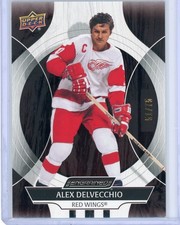 2024-25 U.D. ENGRAINED ICONS HOCKEY Detroit Red Wings #51/75 Alex Delvecchio