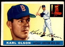 1955 Topps #72 Karl Olson G-VG Red Sox           ID:219982