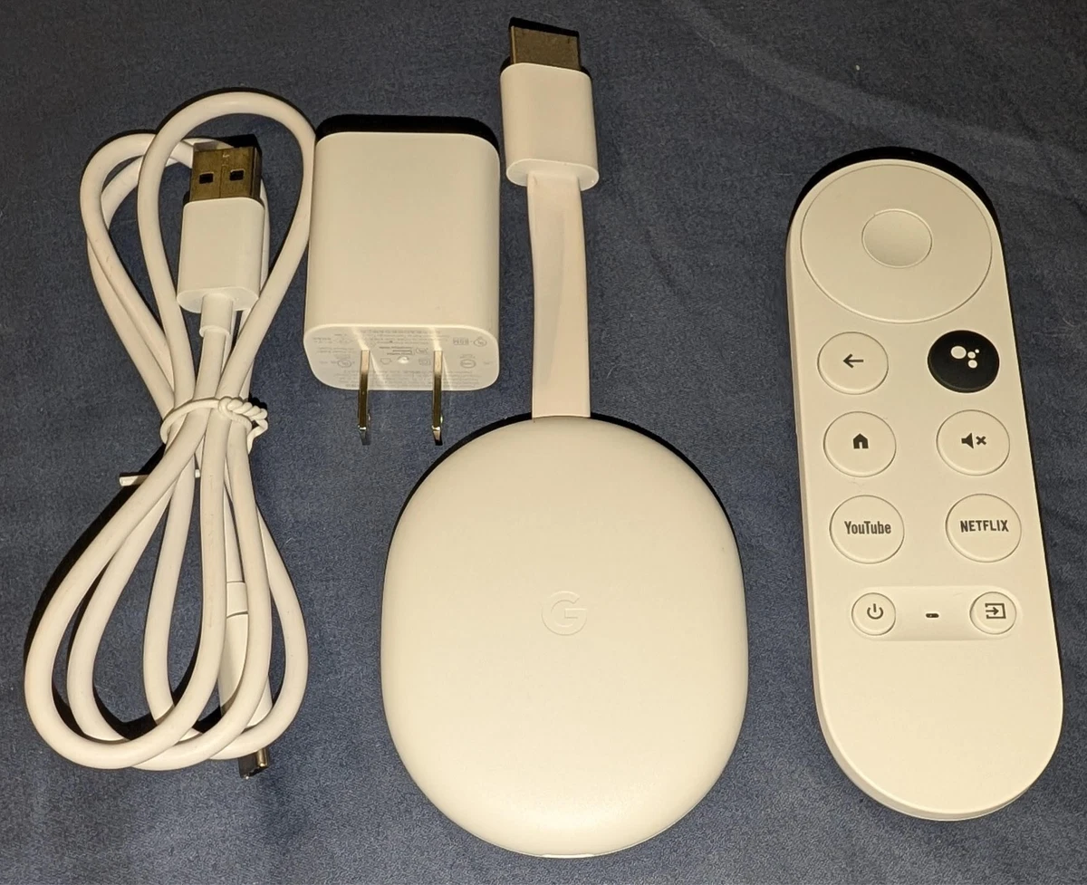 Google Chromecast with Google TV White 2160p Google Assistant