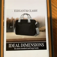 Bible Cover Case*Large Bible Bag with Handle/Shoulder Strap/Extras**NEW