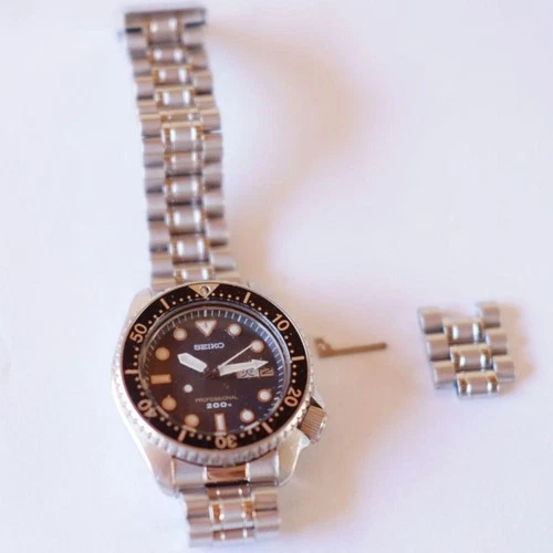 Seiko Diver Quartz 7C43 6010 Vintage 1988 March Working Jubilee Band Japan